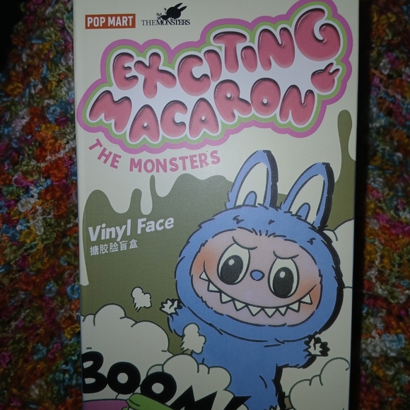 POP MART Other - Labubu Exciting Macaron The Monsters Vinyl Face Blindbox
